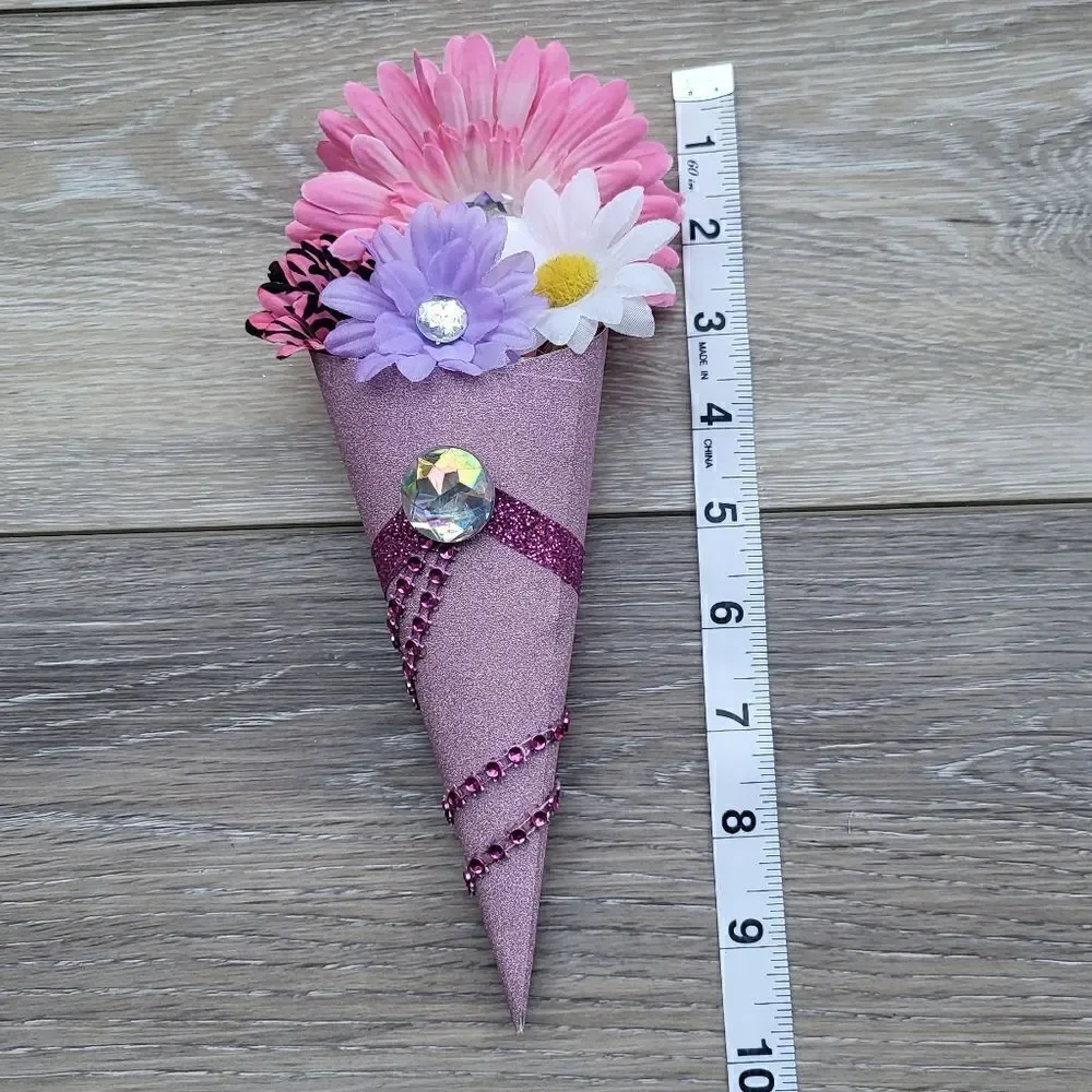 Christmas Dance recital gift!!! Gorgeous  Hair Clip Bouquet hand made